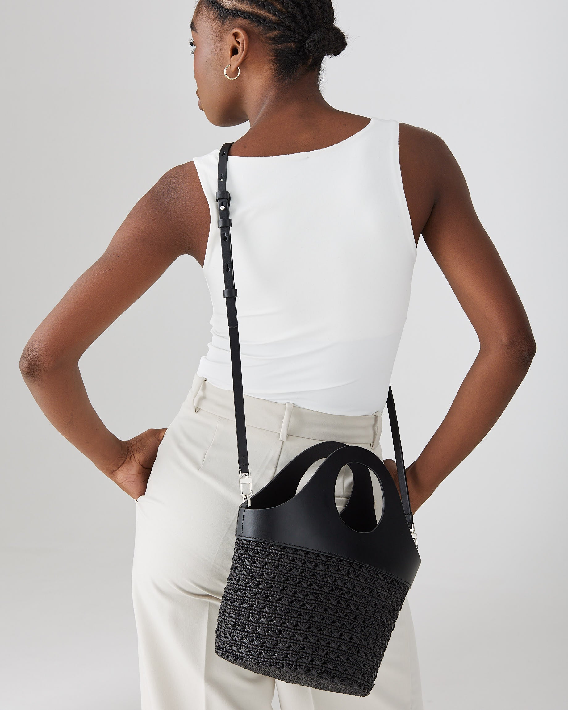 Pauline Bucket Noir M - Kaloes