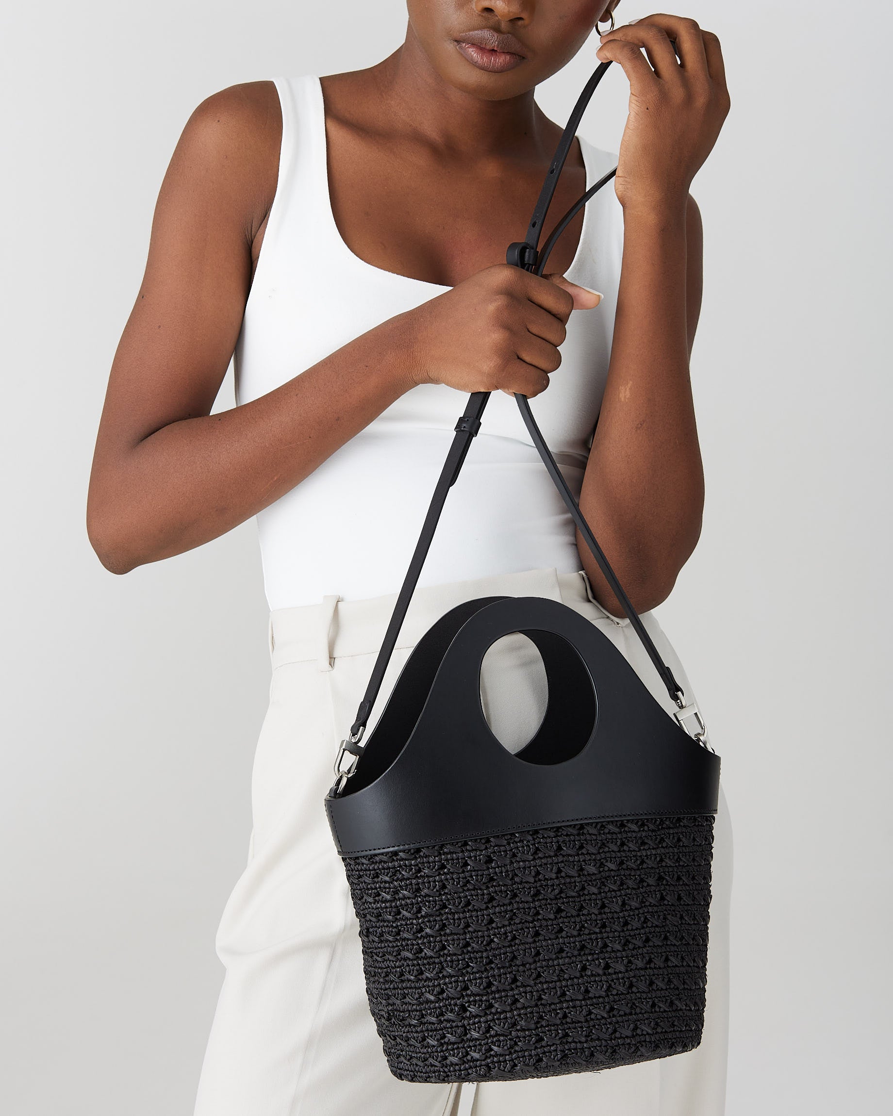 Pauline Bucket Noir M - Kaloes