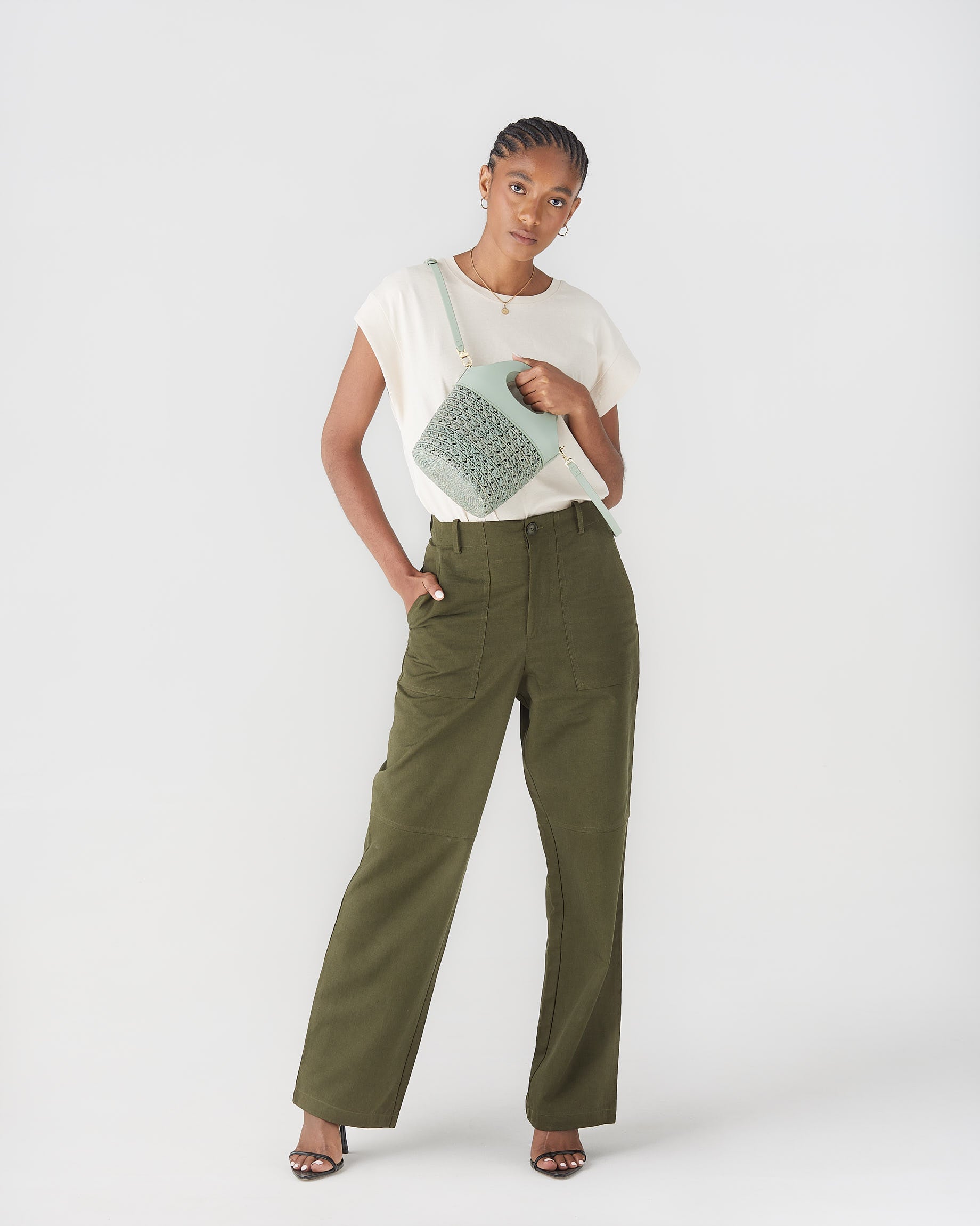 Pauline Bucket Sauge S - Kaloes