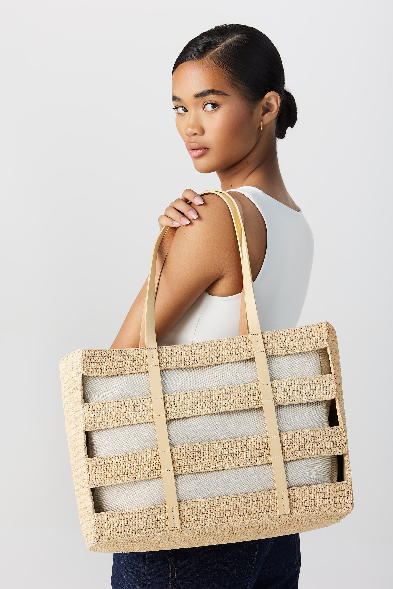 Nico Naturel | Sac en Raphia Naturel | Kaloes